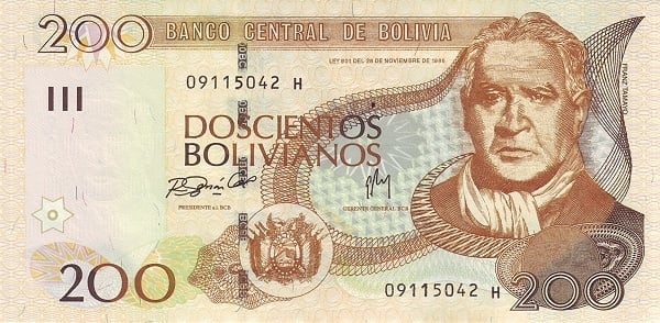 200 bolivianos