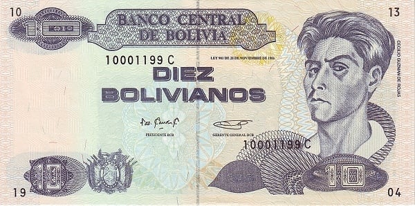 10 bolivianos