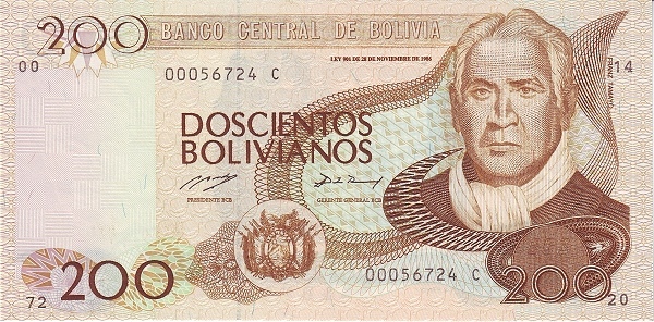 200 bolivianos