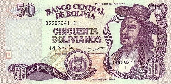 50 bolivianos