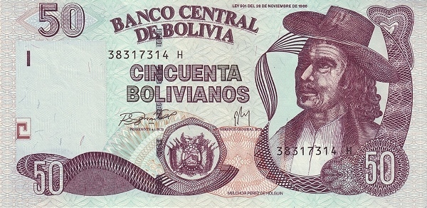 50 bolivianos