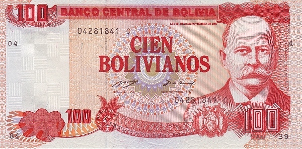 100 bolivianos