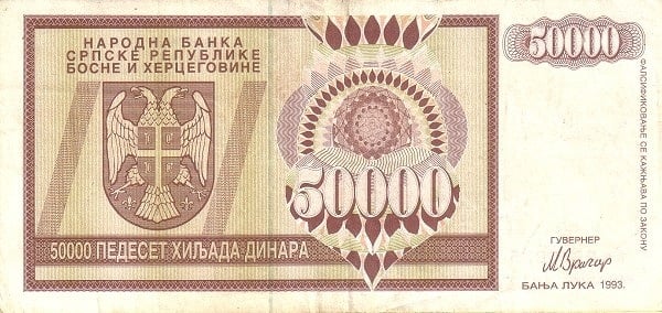 50000 dinara