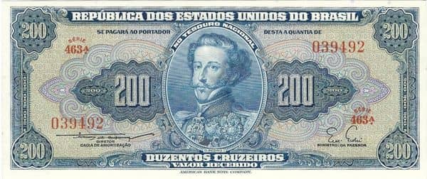 200 Cruzeiros Valor Recebido