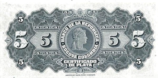 5 Pesos Plata