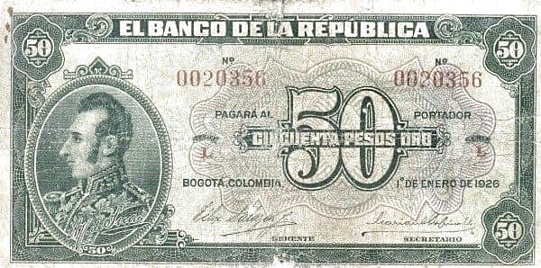 50 Pesos Oro