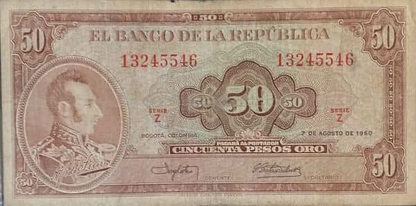 50 Pesos Oro
