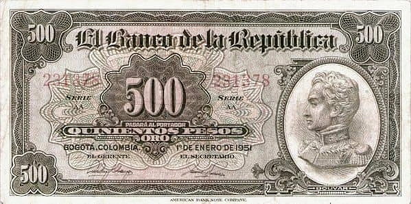 500 Pesos Oro