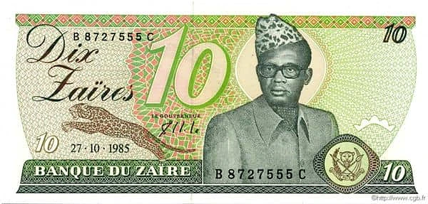 10 Zaïres