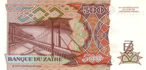 500 Zaires