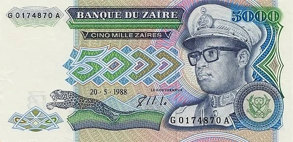 5000 Zaires