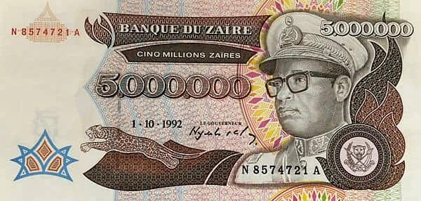5000000 Zaïres