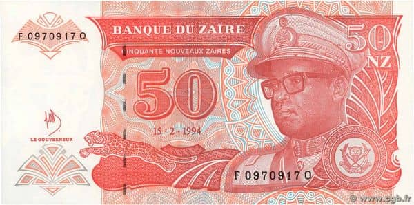 50 Nouveaux Zaïres