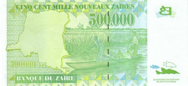 500000 Nouveaux Zaïres