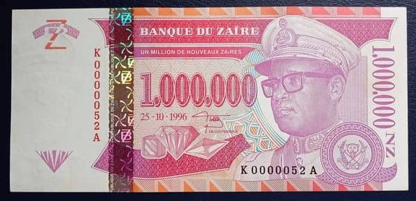 1000000 Nouveaux Zaïres