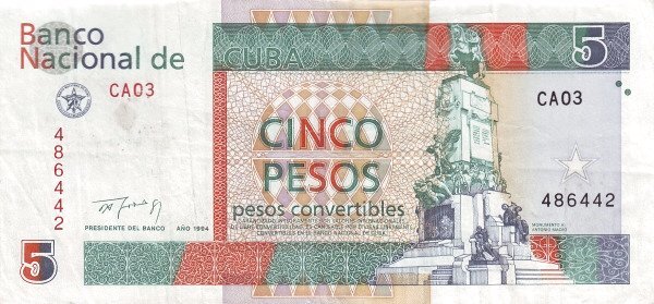 5 pesos