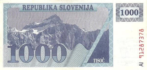 1000 Tolarjev