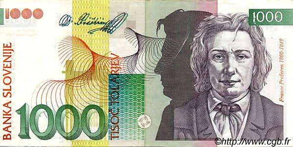 1000 Tolarjev