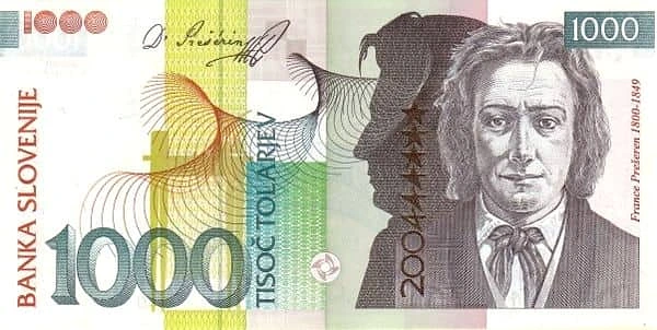 1000 Tolarjev EU Entry