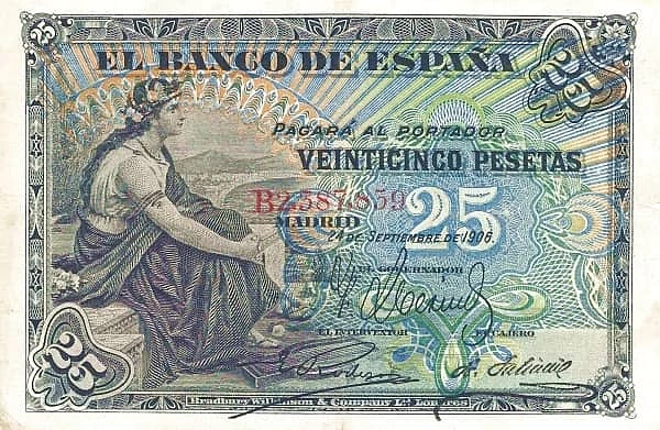 25 Pesetas