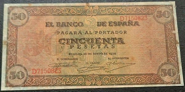 50 Pesetas