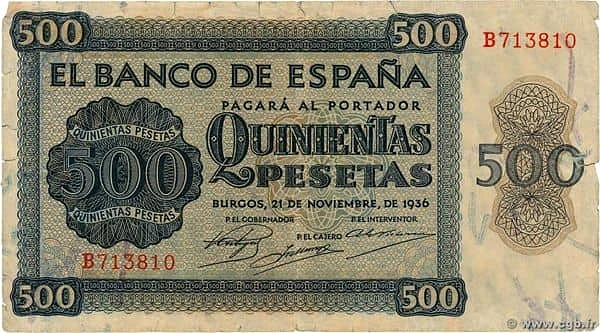 500 Pesetas