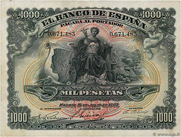 1000 Pesetas