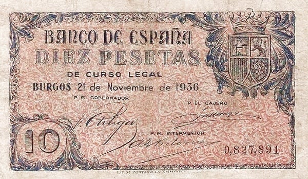 10 Pesetas