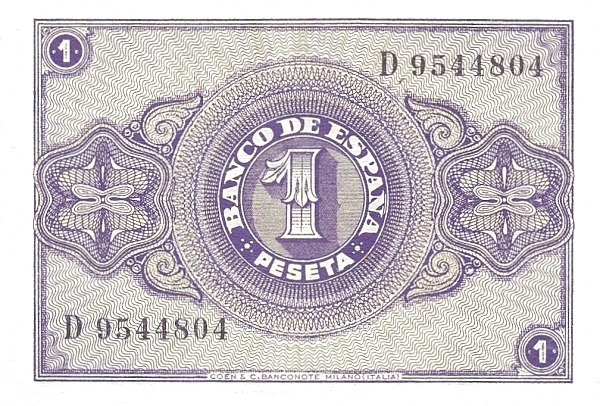 1 Peseta