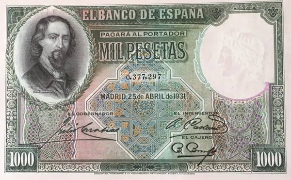 1000 Pesetas (José Zorrilla)