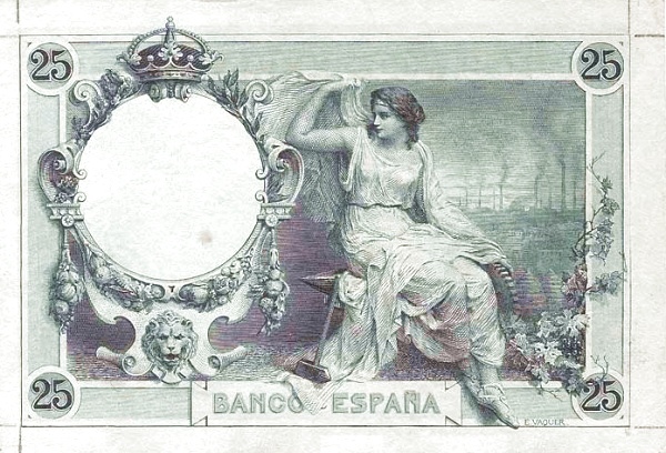 25 pesetas