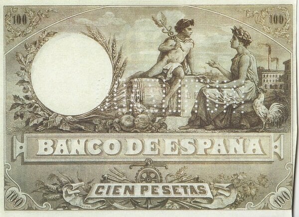100 pesetas