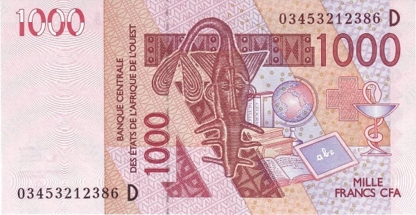 1000 francos CFA (Mali)