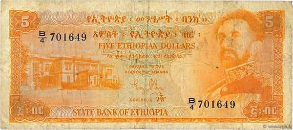 5 dólares
