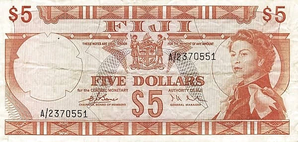 5 Dollars Elizabeth II