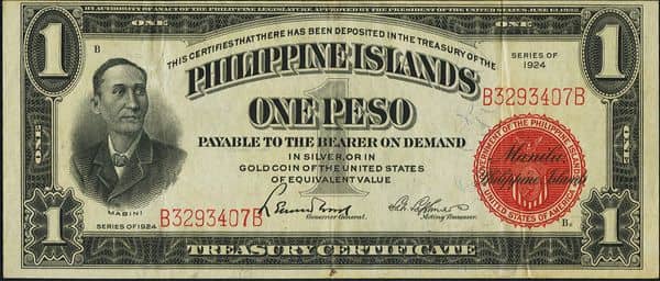 1 Peso Mabini