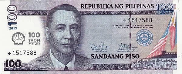 100 Piso Shell Oil