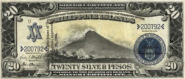20 pesos de prata