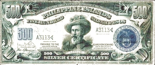 500 pesos de prata