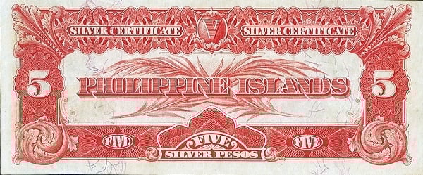 5 pesos de prata