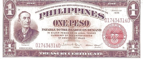 1 peso