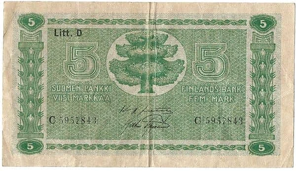 5 Markkaa