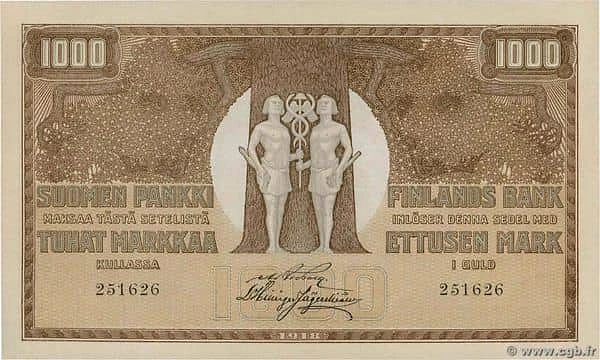 1000 Markkaa