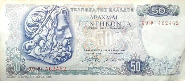 50 Drachmai