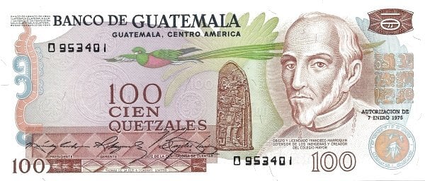 100 quetzales