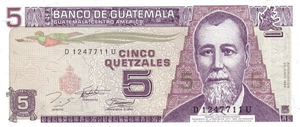5 quetzales