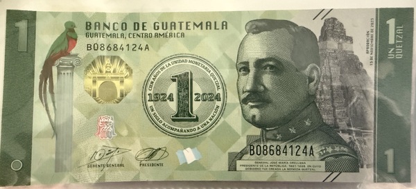 1 quetzal (Centenario Unidad Monetaria Quetzal (1924-2024))