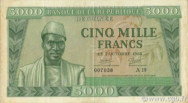 5000 Francs