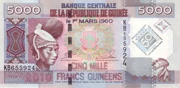 5000 Francs