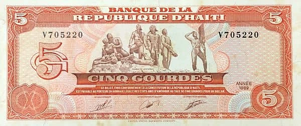 5 Gourdes